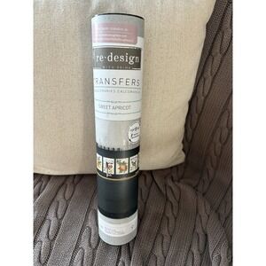 Re-Design‎ With Prima SWEET APRICOT Decor Transfer 9 Patterns Fruit Discontinued